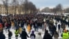 Акция протеста 31 января в поддержку политика Алексея Навального в Петербурге