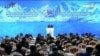 Эмомалӣ Раҳмон, президенти Тоҷикистон дар оғози ҳамоиш баромад кард
