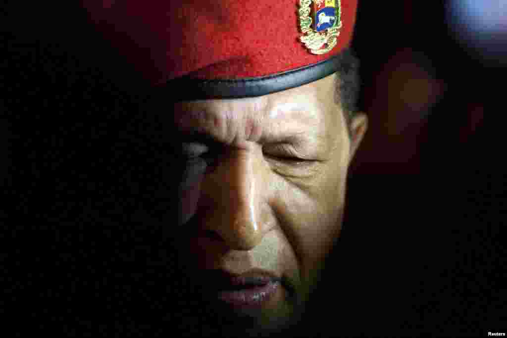 Hugo Chavez, Cancun, Meksiko, 21, februar 2010. Foto: REUTERS / Gerardo Garcia 