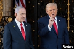 Президент США Дональд Трамп зустрівся з прем’єр-міністром Ізраїлю Беньяміном Нетаньягу у Флориді, США, 29 грудня 2025 року