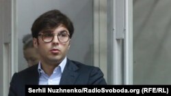 Нестор Шуфрич-молодший під час судового засідання у Києві, 30 серпня 2017 року