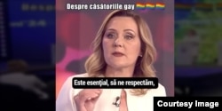 Multe din clipurile virale cu Elena Lasconi sunt mai degrabă cu tentă negativă, criticând declarațiile ei despre parteneriatul civil.