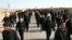 Shi'ite militamen marching in April