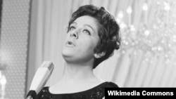 Zorana Lola Novaković na takmičenju za pesmu Evrovizije 1962.