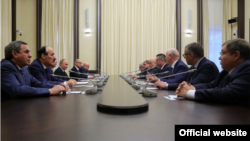 Встреча отставных глав регионов с президентом России, 2 ноября 2017 года
