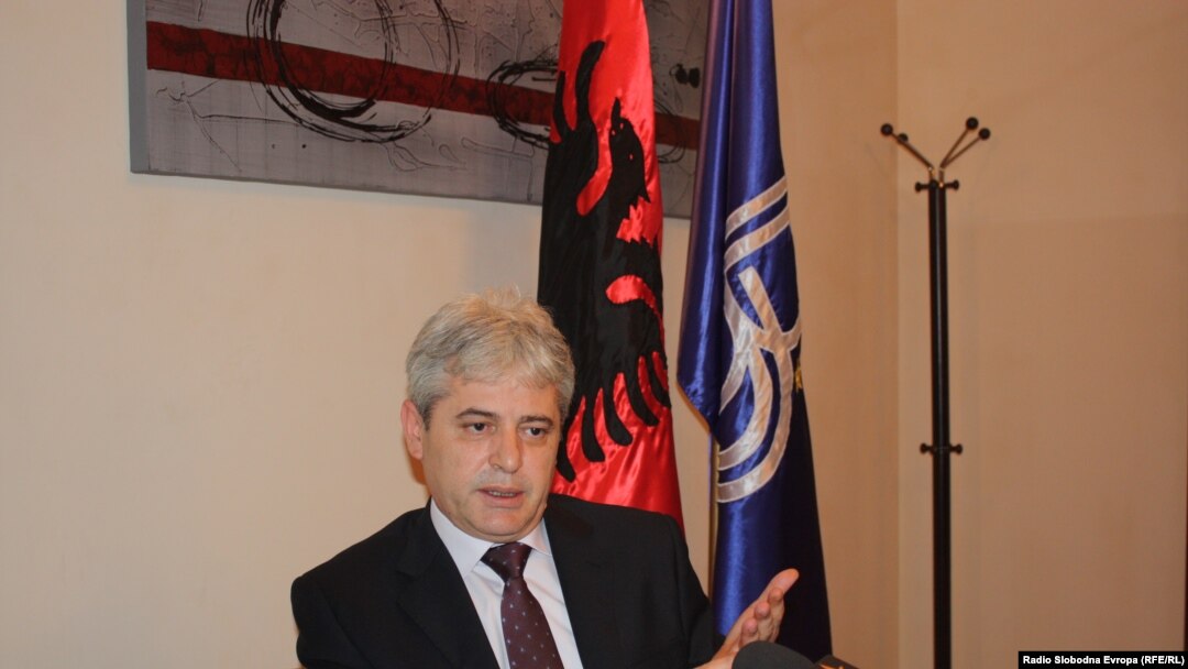Лидерот на владејачката ДУИ, Али Ахмети