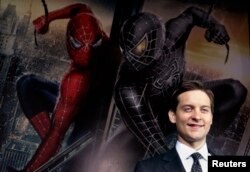  Тоби Магуайър на премиерата на третия филм от поредицата 