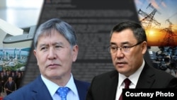 Атамбаев (слева) и Жапаров. Коллаж