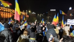 București, 12 ian. 2025 - protest inițiat de AUR împotriva deciziei CCR de anulare a alegerilor prezidențiale