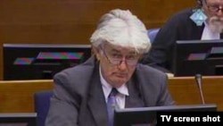 Radovan Karadžić, bivši lider bosanskih Srba na suđenju u Hagu, 03. listopad 2011. 