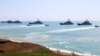 Exercițiu militar al Marinei rusești, în apele peninsulei Crimeea, Marea Neagră, 22 aprilie 2021