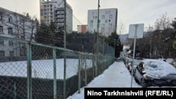 შავიშვილის ქუჩა, 35-ე სკოლის მიმდებარე ტერიტორია. 22 იანვარი, 2026 წელი