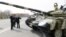 Azerbaijan - President Ilham Aliyev inspects T-90 tanks and other weapons purchased from Russia at a military base in Nakhichevan, 7Apr2014.