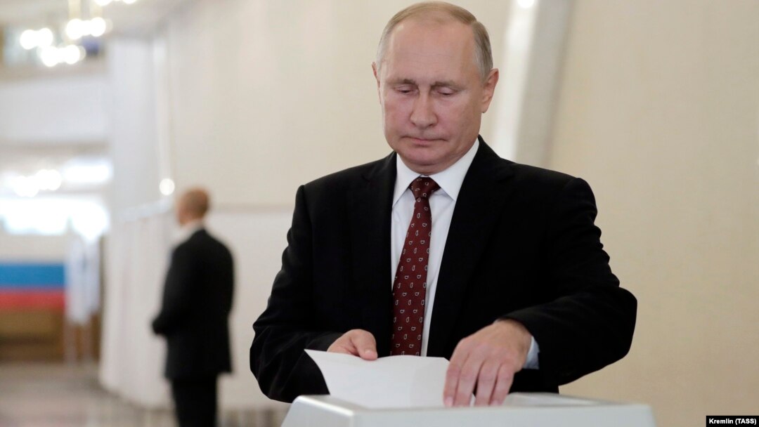 Vladimir Putin na glasanju 8. septembra 