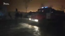 В Бишкеке сгорела кровля аквапарка развлекательного центра «Ала-Тоо»