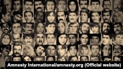 Iran -- Combo picture of several victims of Iran's mass executions on 1988.