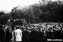 Офіційний мітинг у Бабиному Яру, 1968 рік