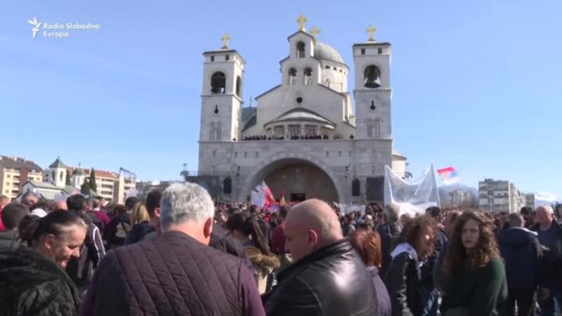 Litija SPC u Podgorici: Povucite zakon o slobodi vjeroispovijesti