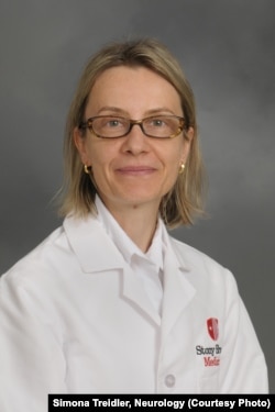 სიმონა ტრეიდლერი, ნიუ იორკში, სტონი ბრუკის უნივერსიტეტის კლინიკური ნევროლოგიის ასოცირებული პროფესორი, ნეირომუსკულური განყოფილების ხელმძღვანელი