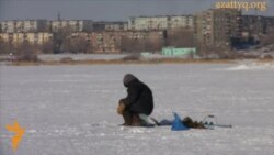 Зимняя рыбалка на Балхаше