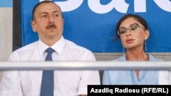 Azerbaýjanyň prezidenti Ylham Alyýew we onuň aýaly Mihriban Alyýewa