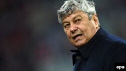 Mircea Lucescu (file photo) was fired by Zenit St. Petersburg.