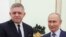 Russian President Vladimir Putin (right) and Slovak Prime Minister Robert Fico pose for a photo prior to talks in Moscow earlier this week. 