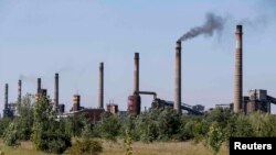 The Avdiyivka plant in an August 2014 photo