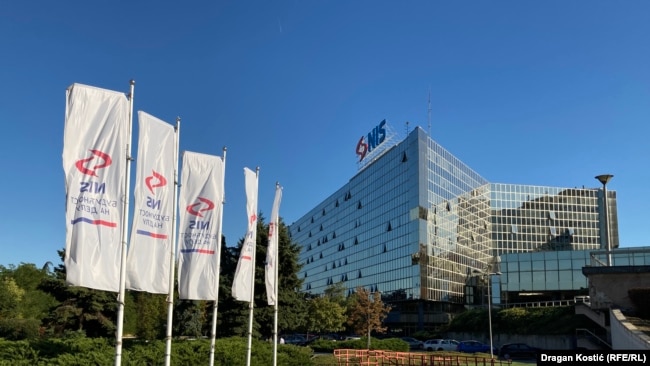 Sedište Naftne industrije Srbije (NIS) u Beogradu. Kompanija je suočena sa pretnjom američkim sankcijama zbog takozvanog "sekundarnog rizika".