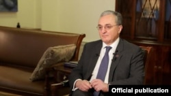 Министр иностранных дел Армении Зограб Мнацаканян, 1 сентября 2020 г.