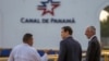 U.S. Secretary of State Marco Rubio tours the Miraflores locks at the Panama Canal in Panama City.