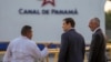 U.S. Secretary of State Marco Rubio (center) tours the Panama Canal on February 2.