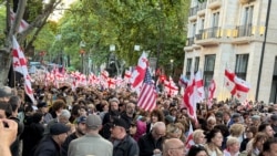 Tbilisidə etiraz aksiyası. 26 may, 2026-cı il