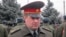 Valeri Plohotniuk, pe atunci colonel, la alinierea militară desfășurată pe platoul garnizoanei Grupului Operativ al Trupelor Ruse din regiunea transnistreană cu ocazia numirii sale în funcția de comandant al GOTR, noiembrie 2011