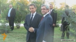 Nicolas Sarkozy Visits Armenian Genocide Memorial In Yerevan