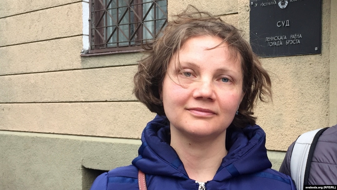 Palina Sharenda-Panasyuk was initially arrested in 2021 and sentenced to two years in prison for insulting authoritarian ruler Alyaksandr Lukashenka and allegedly assaulting a police officer.