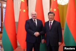 Александр Лукашенко и Си Цзиньпин