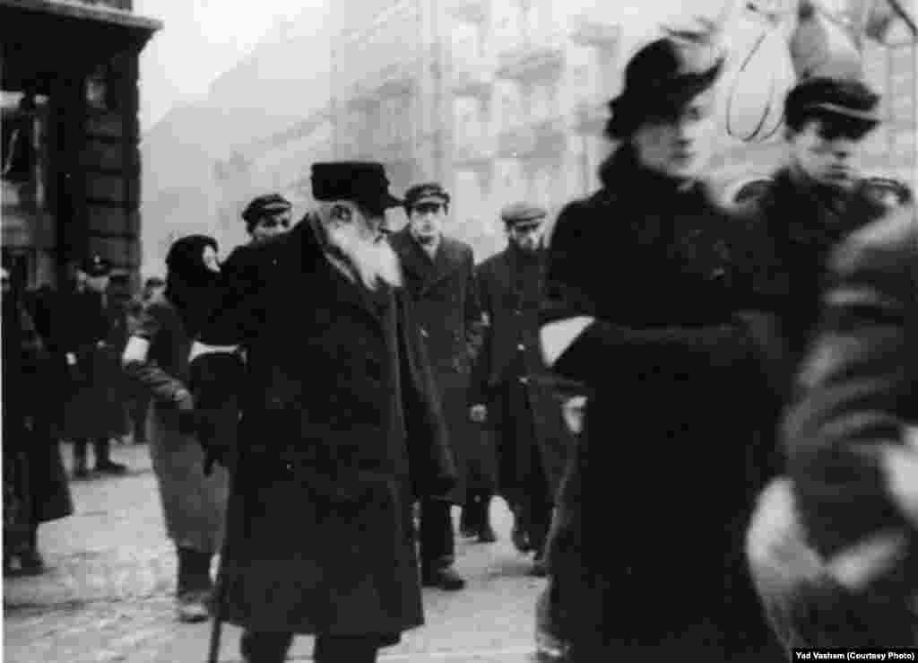 Jews in a ghetto street