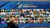 Жо Байден, АКШ президенти Дүйнөлүк демократия саммиттинде дүйнө лидерлери менен. 9-декабрь, 2021-жыл. 