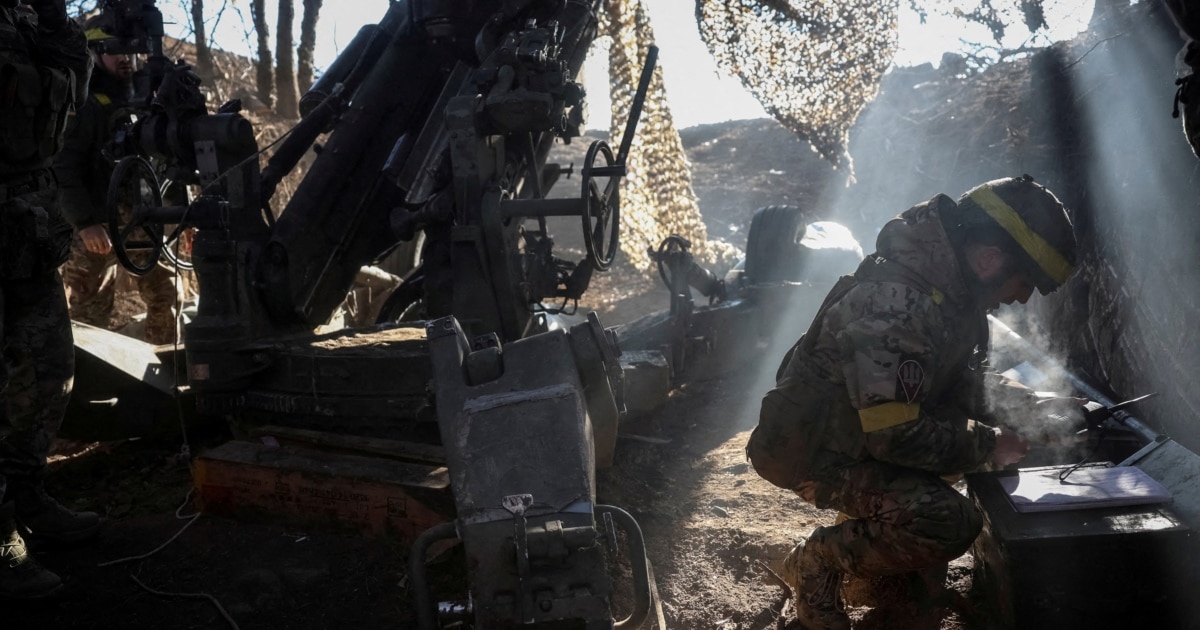 Ukrainian Artillery Crew Battles Russian Drones In Donetsk Region
