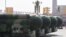 Кітайскія ядзерныя міжкантынэнтальныя ракеты DF-41 падчас параду на плошчы Т'яньаньмэнь у кастрычніку 2019 году.