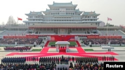 Сустрэча Кім Чэн Ына і Лукашэнкі ў Пхеньяне, 25 сакавіка 2026 году