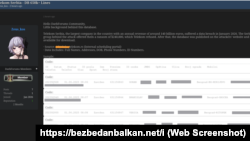 Jedna od fotografija sa foruma u kojoj se prikazuje izgled ukradene baze Telekoma