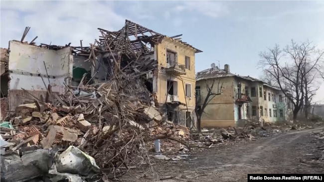 Наслідки ударів військ РФ по Сіверську, березень 2025 року