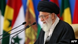 Ayatollah Ali Khamenei's remarks have piled pressure on the president ahead of an election in May.