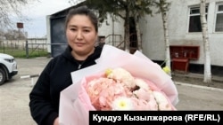 Махабат Тажибек кызы. Чүйдүн Степное айылындагы аялдар абагынан чыккан учур. 23-март, 2026-жыл 