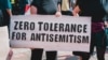 Izvještaj je otkrio da platforme društvenih mreža naročito slabo reaguju na teorije zavjere koje se tiču antisemitizma, ali i na dezinformacije o Jevrejima u pandemiji. Foto: Protesti protiv antisemitizma u Moldaviji, maj 2021.