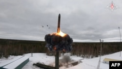 Testimi i raketës balistike ndërkontinentale (ICBM) nga Rusia, mars 2024. 