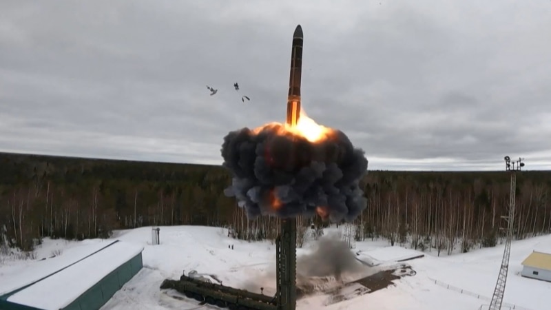 Ukraine Accuses Russia Of Firing Intercontinental Ballistic Missile In 'Massive' Attack