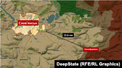 Никифорівка поблизу Словʼянська станом на 23 лютого 2026 року